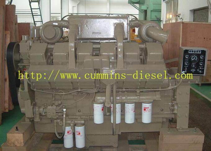 Echte van de de Machinesdieselmotor KTA38-C1050 v-12 van Cummings Industriële de Cilinders38l Verplaatsing