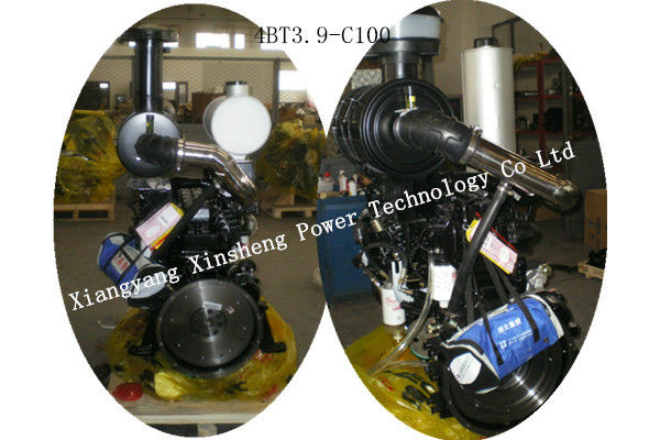 DCEC Cummins 75KW/100HP turbocharged 4 cilindermotor 4BT3.9-C100 voor Techniekmachines